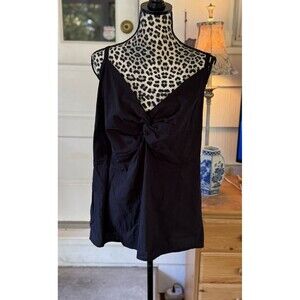 Old Navy Women’s Black First-Layer Cami Tunic Tank Top Sz 4X NEW! Cotton Blend